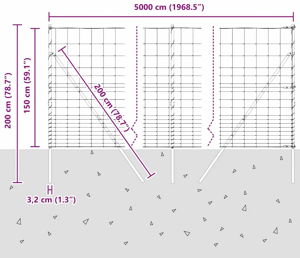 Pagrindo Suvirintas Vielos Tvora 50 x 1,5 m Sidabrinė Tinklelis