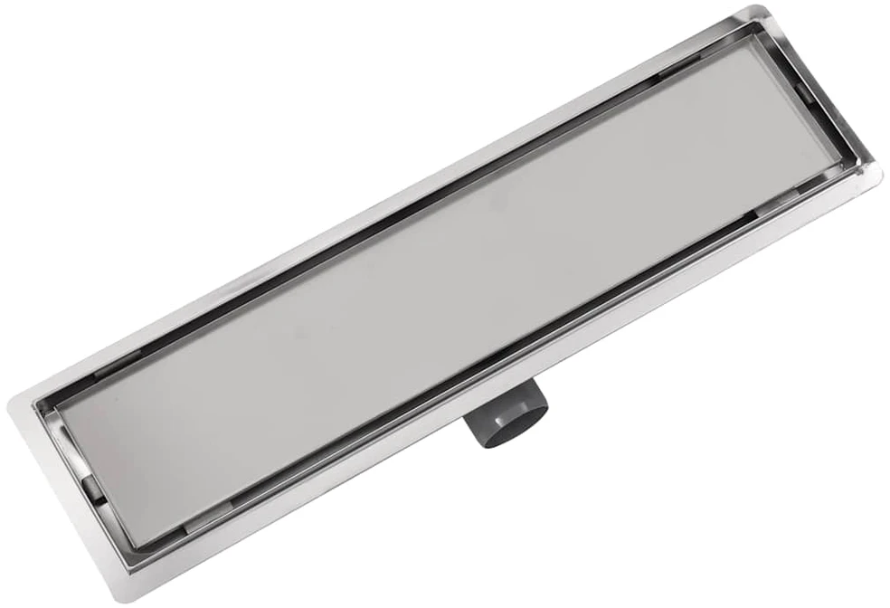 pailgas dušo latakas, nerūdijančio plieno, 530x140 mm
