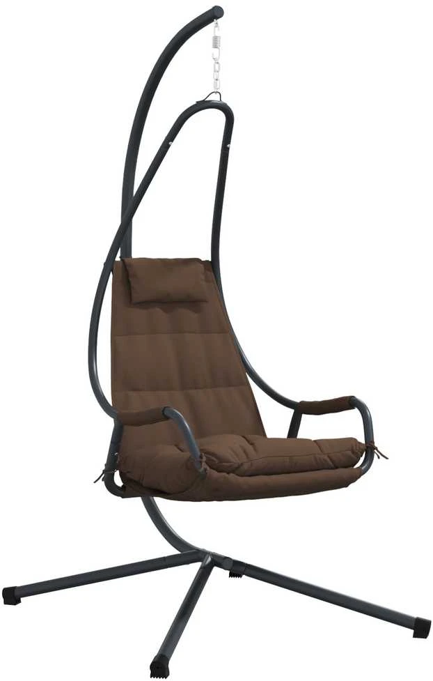 Kabantis kiaušinis Plienas 94 x 107 x 196,5 cm Kavos