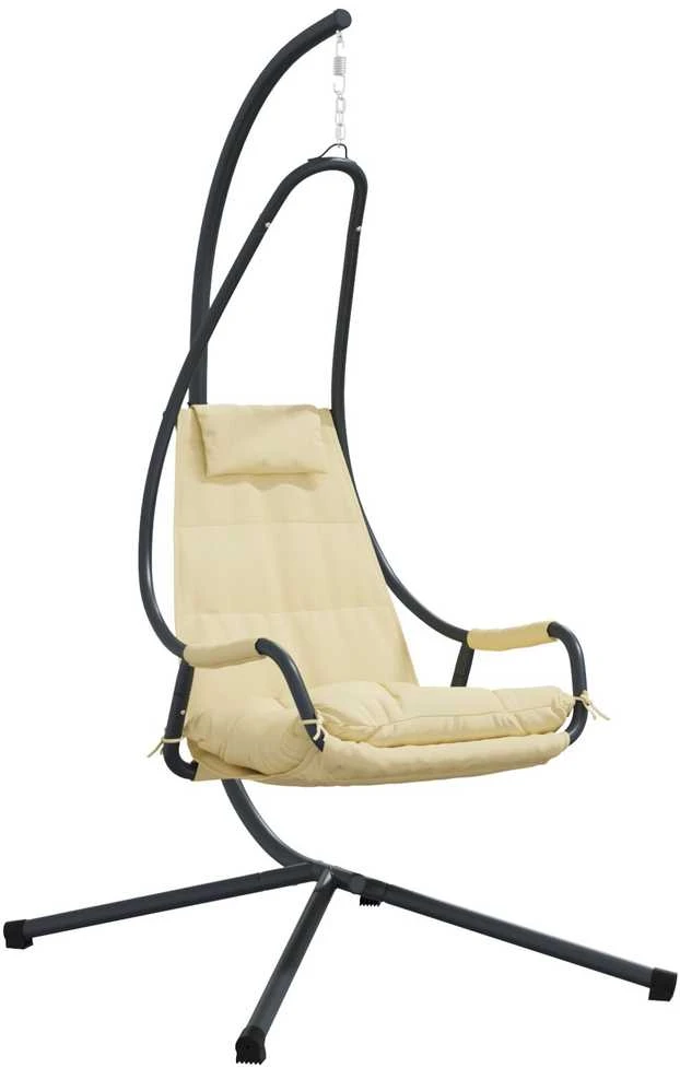 Kabantis kiaušinis Plienas 94 x 107 x 196,5 cm Smėlio