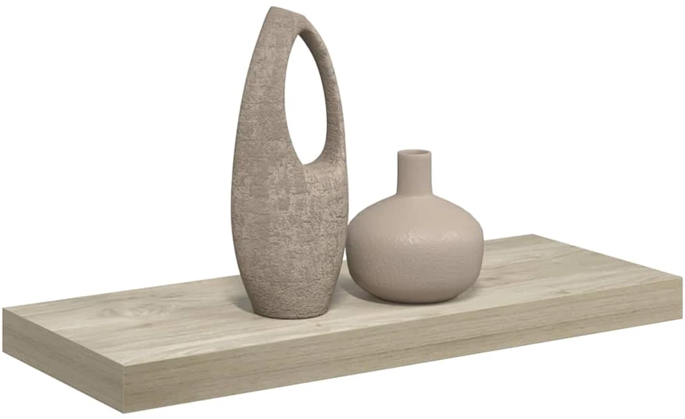 Pakabinama sieninė lentyna, ąžuolo, 60x23,5x3,8cm, MDF