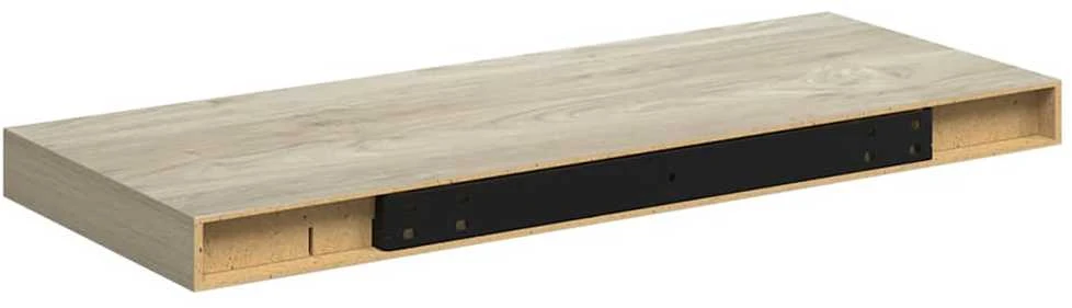 Pakabinama sieninė lentyna, ąžuolo, 60x23,5x3,8cm, MDF