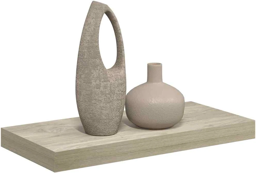 Pakabinama sieninė lentyna, ąžuolo spalvos, 50x23x3,8cm, MDF