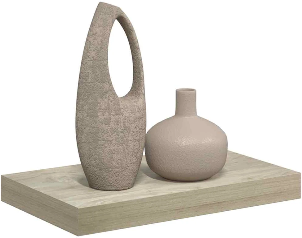 Pakabinama sieninė lentyna, ąžuolo spalvos, 40x23x3,8cm, MDF