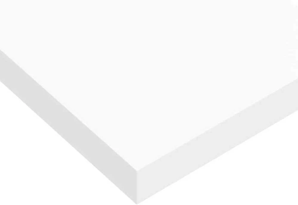 Pakabinama sieninė lentyna, baltos spalvos, 120x23,5x3,8cm, MDF
