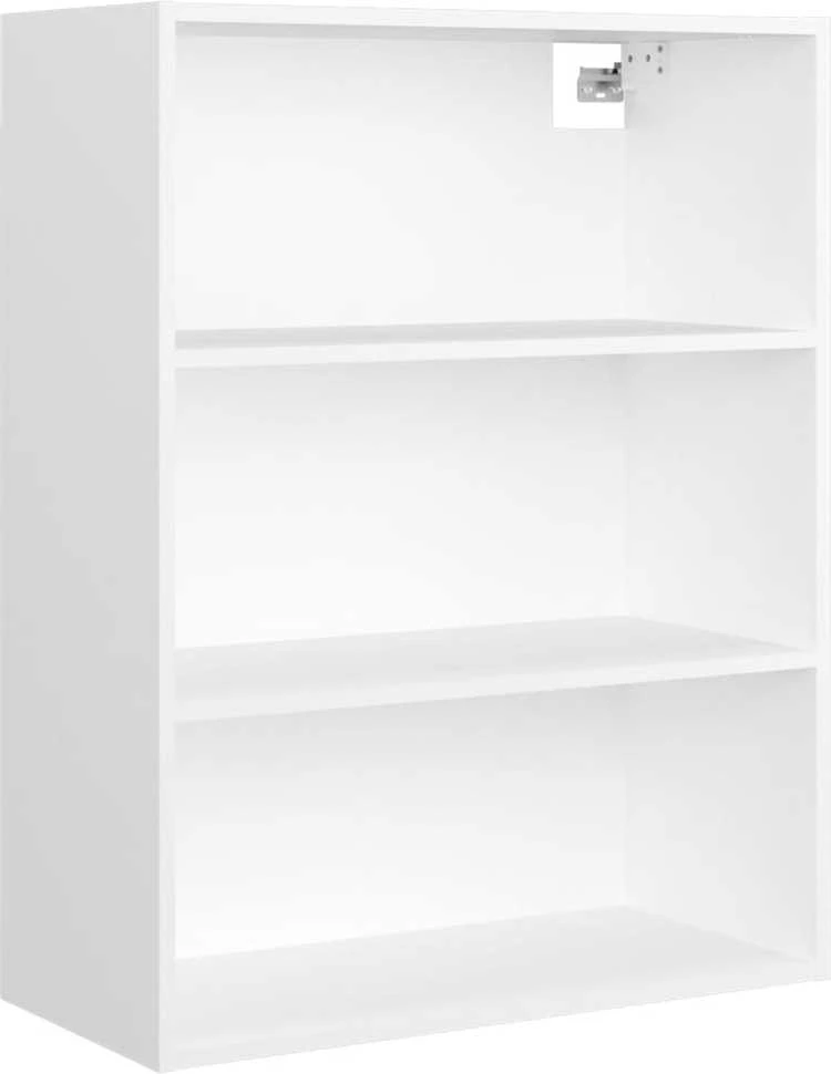 Pakabinama sieninė spintelė, baltos spalvos, 69,5x32,5x90cm