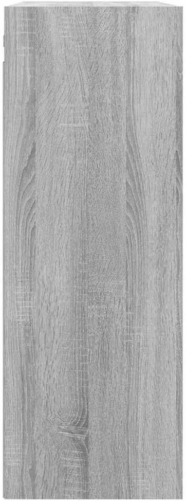 Pakabinama sieninė spintelė, pilka ąžuolo, 69,5x32,5x90cm