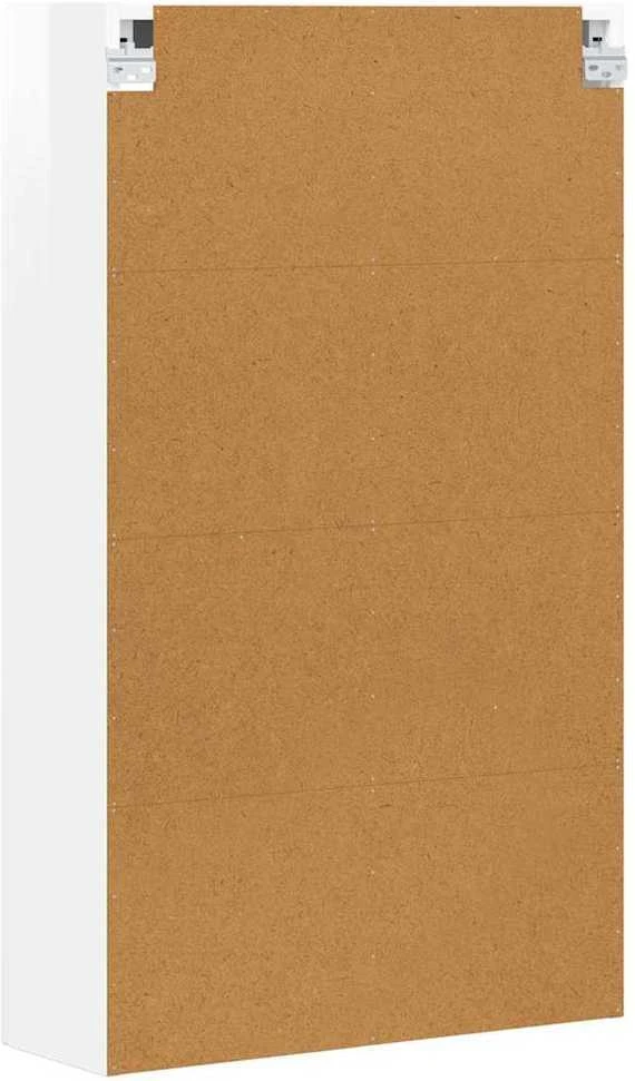 Pakabinama spintelė ELST Itin blizgi balta 59 x 20 x 100 cm