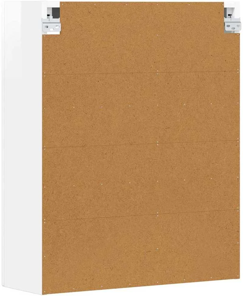 Pakabinama spintelė ELST Itin blizgi balta 59 x 20 x 71,5 cm