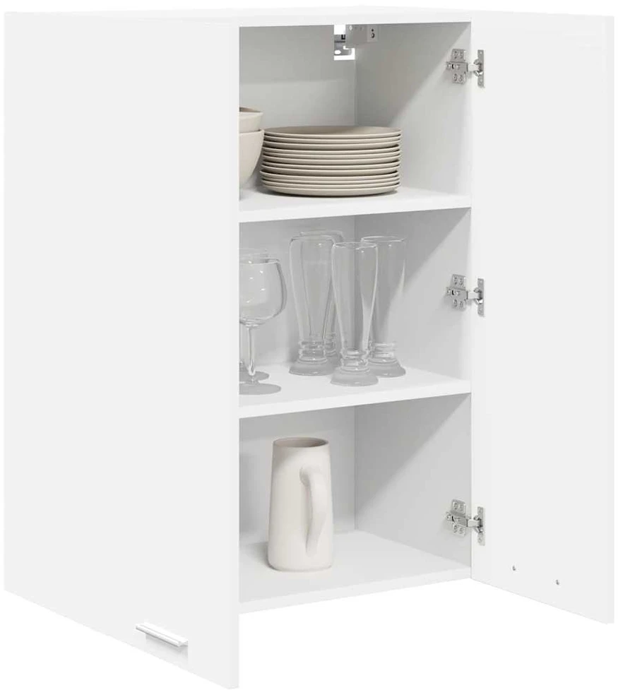 Pakabinama spintelė Balta 60 x 31 x 80 cm Apdirbta mediena