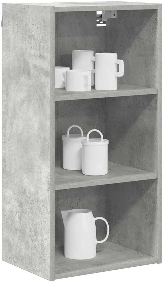 Pakabinama spintelė Betono pilka 40 x 29,5 x 80 cm