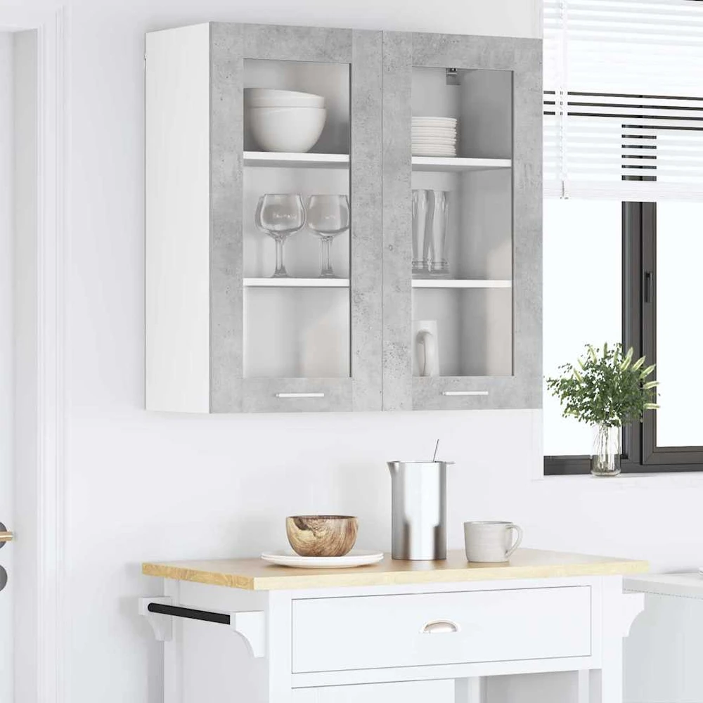 Pakabinama spintelė Betono pilka 80 x 31 x 80 cm