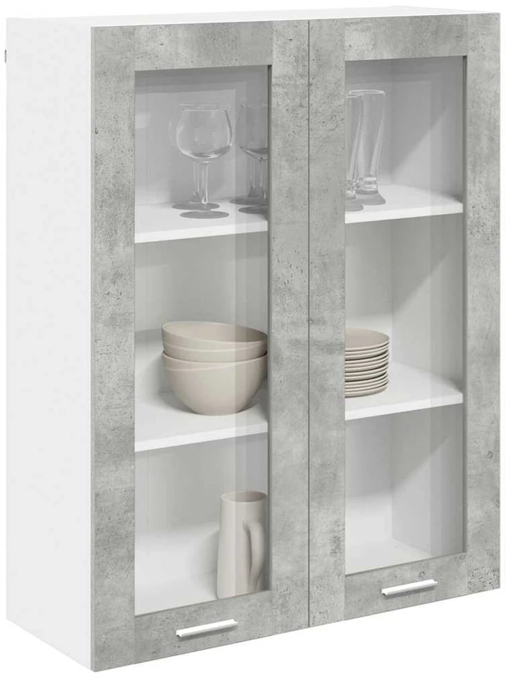Pakabinama spintelė Betono pilka 80 x 31 x 100 cm