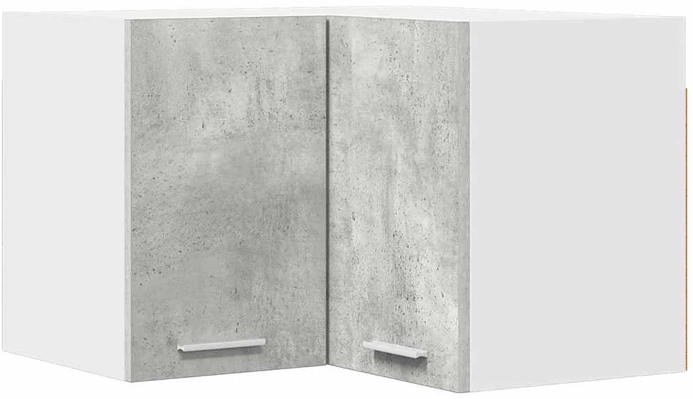 Pakabinama spintelė Betono pilka ir balta 57 x 57 x 40 cm