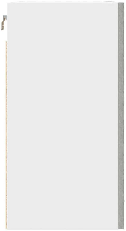 Pakabinama spintelė, betono pilkos spalvos, 80x31x60cm, MDP