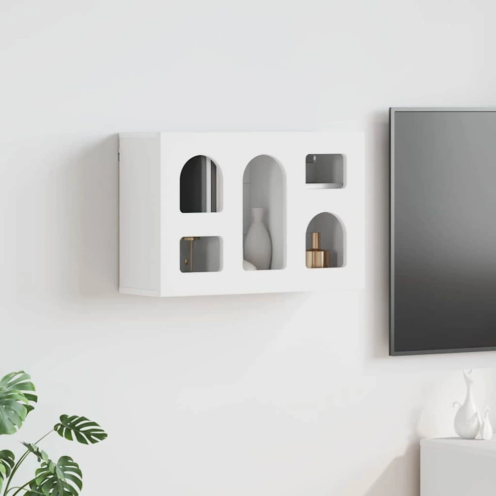 Pakabinama spintelė ELST Balta 60 x 20 x 40 cm Apdirbta mediena