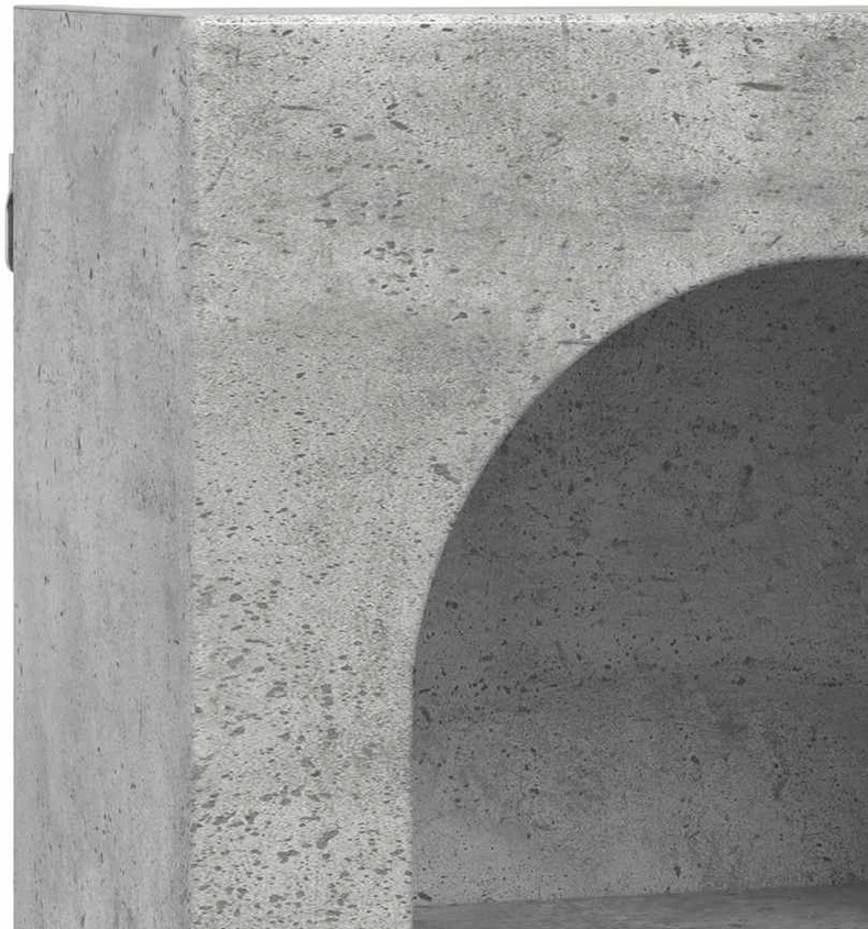 Pakabinama spintelė ELST Betono pilka 59 x 20 x 71,5 cm