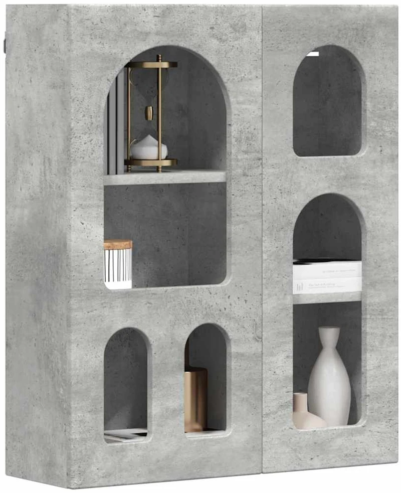 Pakabinama spintelė ELST Betono pilka 59 x 20 x 71,5 cm