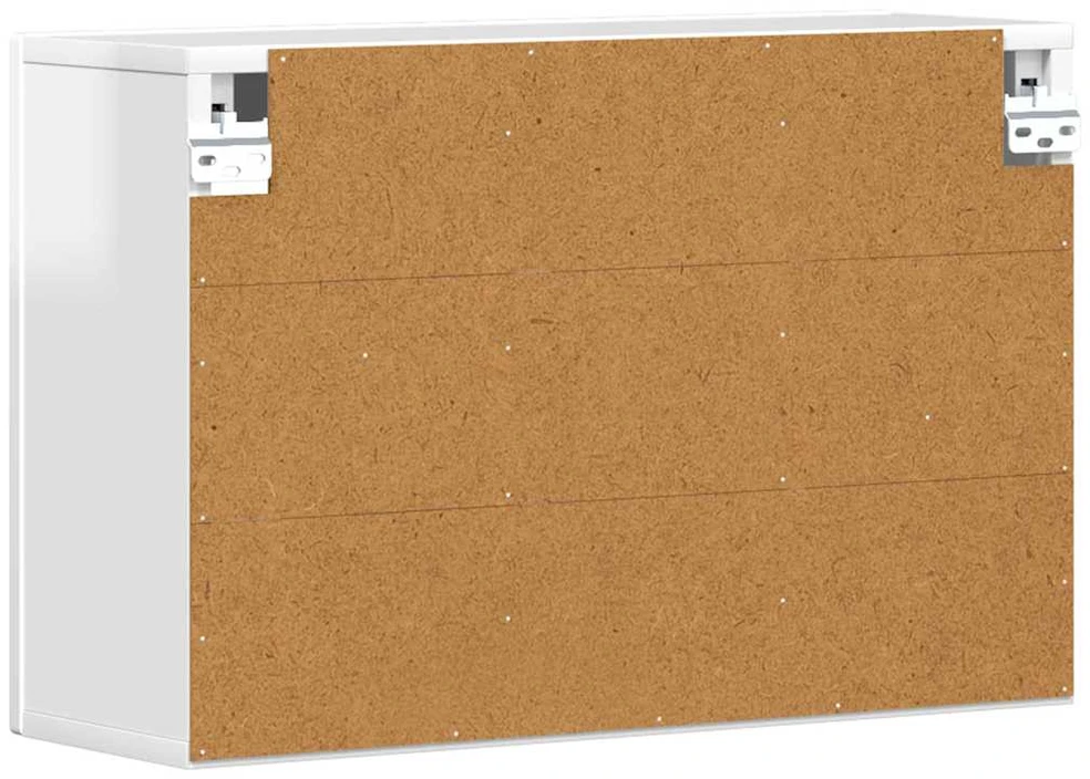 Pakabinama spintelė ELST Itin blizgi balta 60 x 20 x 40 cm