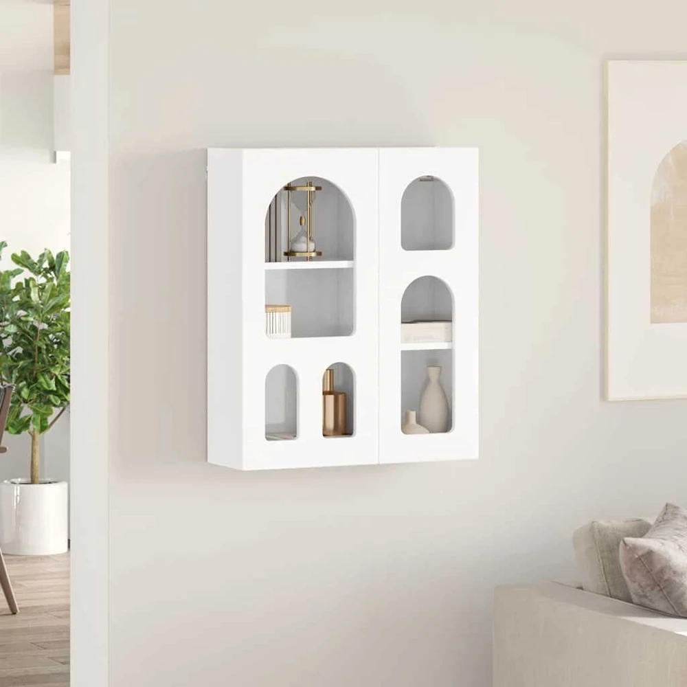 Pakabinama spintelė ELST Itin blizgi balta 59 x 20 x 71,5 cm