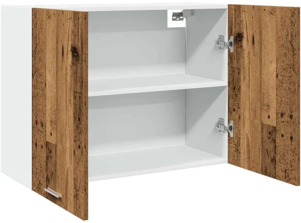 Pakabinama spintelė, juoda, 80x31x60cm, apdirbta mediena