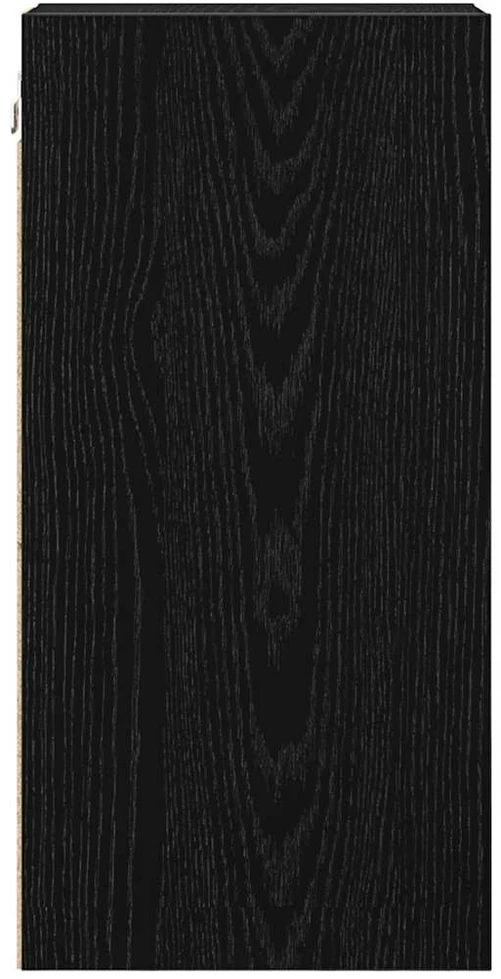 Pakabinama spintelė juoda ąžuolo 20 x 29,5 x 60 cm