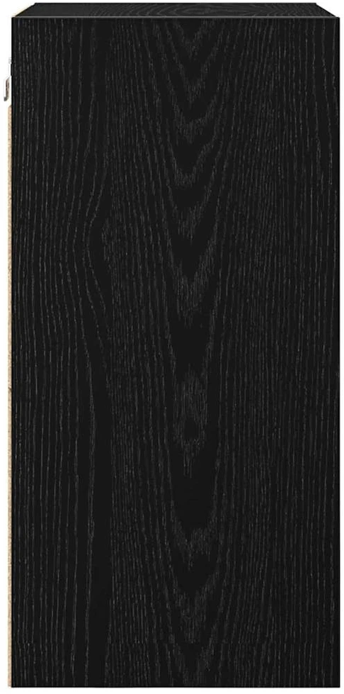 Pakabinama spintelė juoda ąžuolo 40 x 29,5 x 60 cm