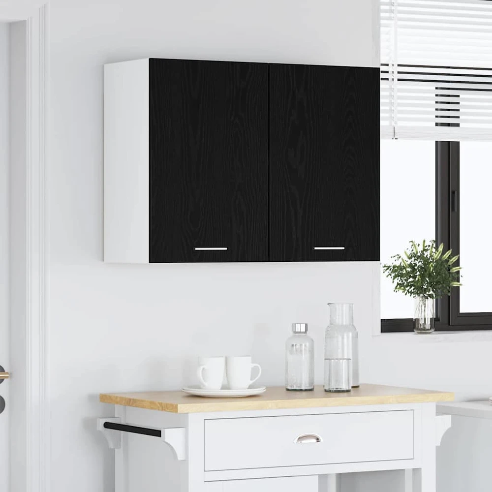 Pakabinama spintelė Lyon Juodas ąžuolas 80 x 31 x 60 cm