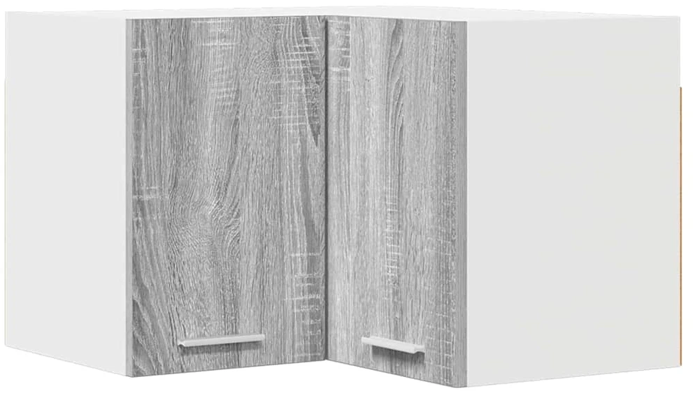 Pakabinama spintelė Pilkas Sonoma ir baltas 57 x 57 x 40 cm