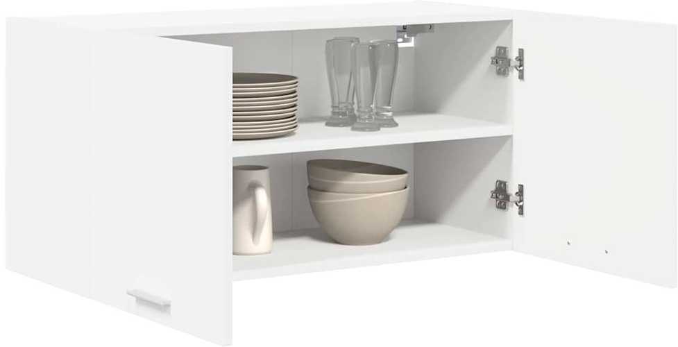 Pakabinama spintelė Balta 80 x 31 x 40 cm Apdirbta mediena