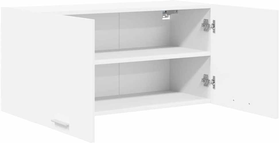 Pakabinama spintelė Balta 80 x 31 x 40 cm Apdirbta mediena