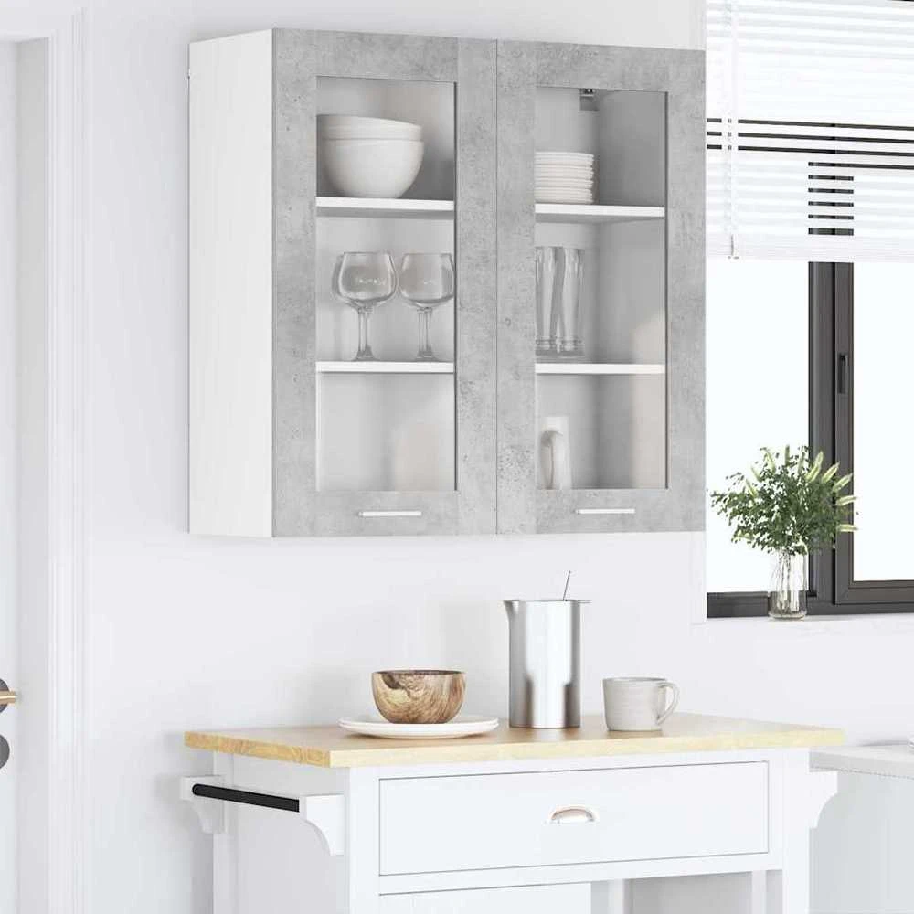 Pakabinama spintelė Betono pilka 80 x 31 x 80 cm