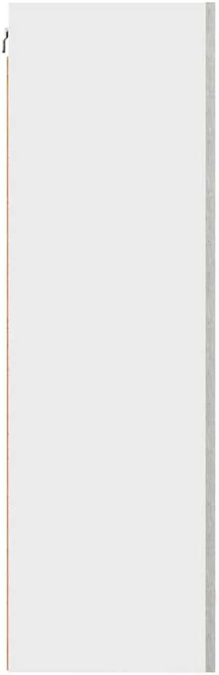 Pakabinama spintelė Betono pilka ir balta 50 x 31 x 100 cm