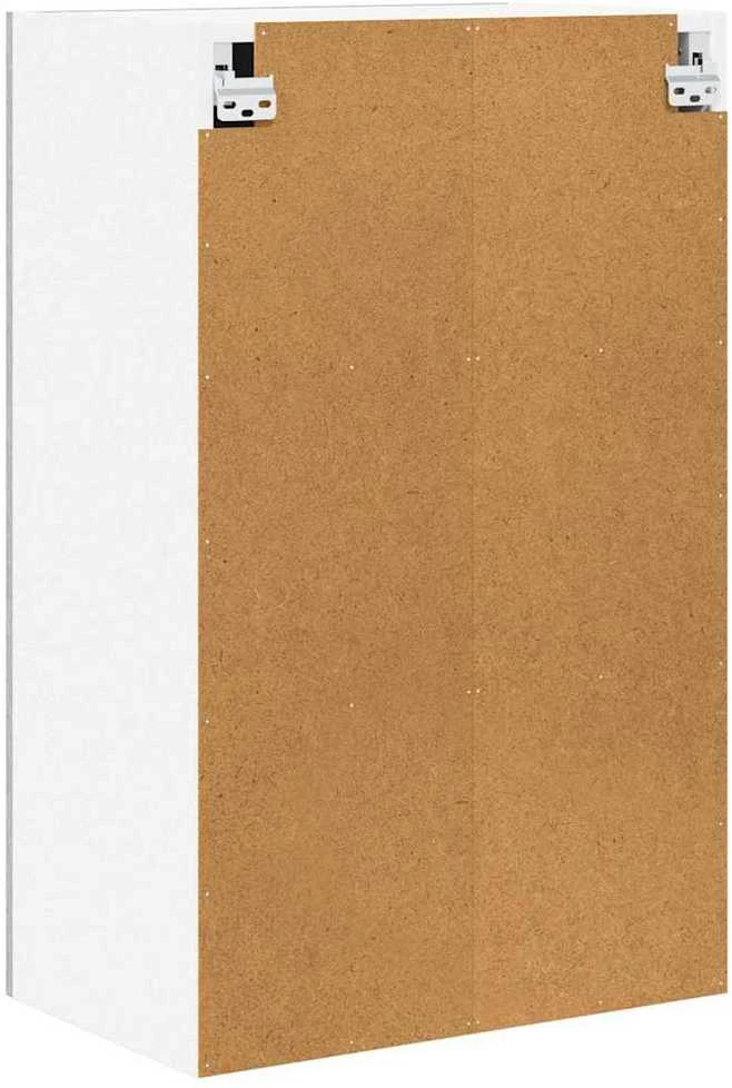 Pakabinama spintelė Betono pilka ir balta 50 x 31 x 80 cm