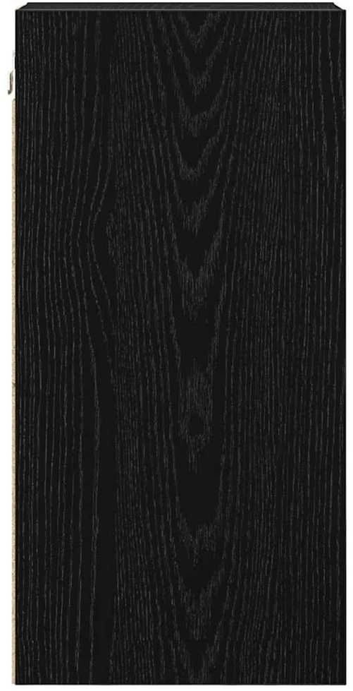Pakabinama spintelė juoda ąžuolo 20 x 29,5 x 60 cm