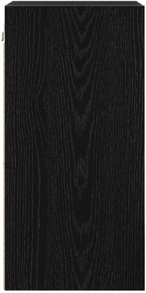 Pakabinama spintelė juoda ąžuolo 30 x 29,5 x 60 cm