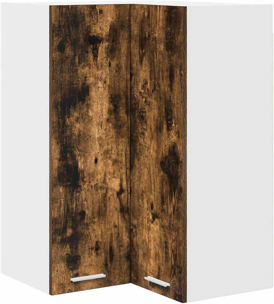 Pakabinama spintelė Rūkyto ąžuolo ir baltos 57 x 57 x 80 cm
