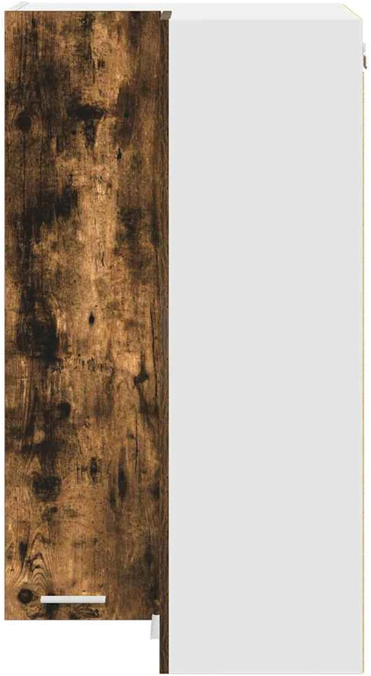 Pakabinama spintelė Rūkyto ąžuolo ir baltos 57 x 57 x 100 cm