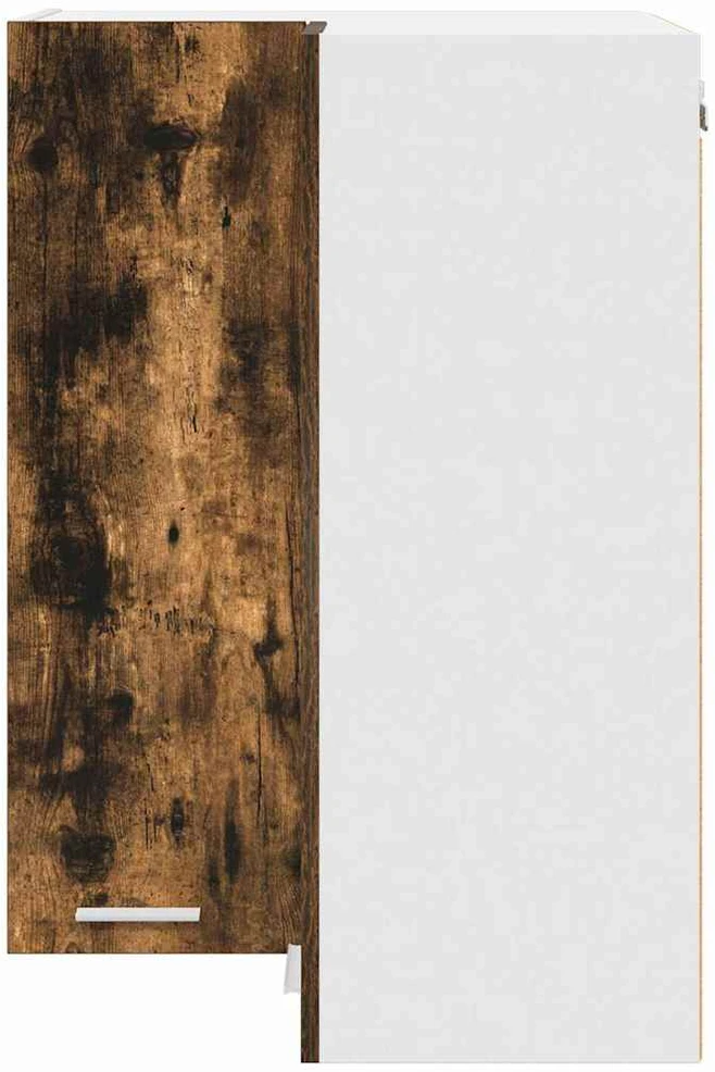 Pakabinama spintelė Rūkyto ąžuolo ir baltos 57 x 57 x 80 cm