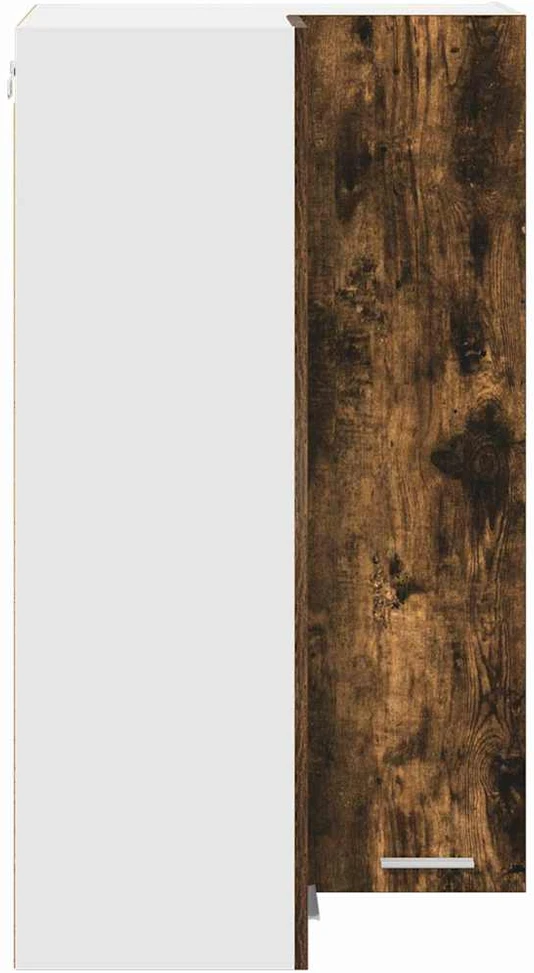 Pakabinama spintelė Rūkyto ąžuolo ir baltos 57 x 57 x 100 cm