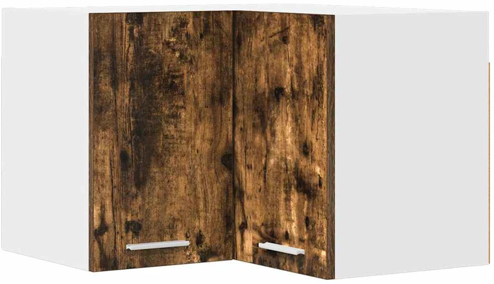 Pakabinama spintelė Rūkyto ąžuolo ir baltos 57 x 57 x 40 cm