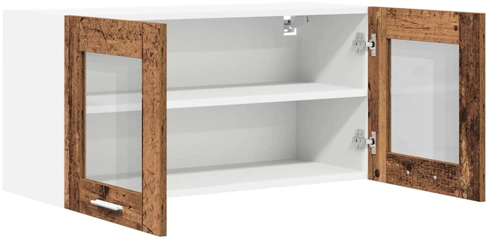 Pakabinama spintelė Senos medienos ir baltos 80 x 31 x 40 cm