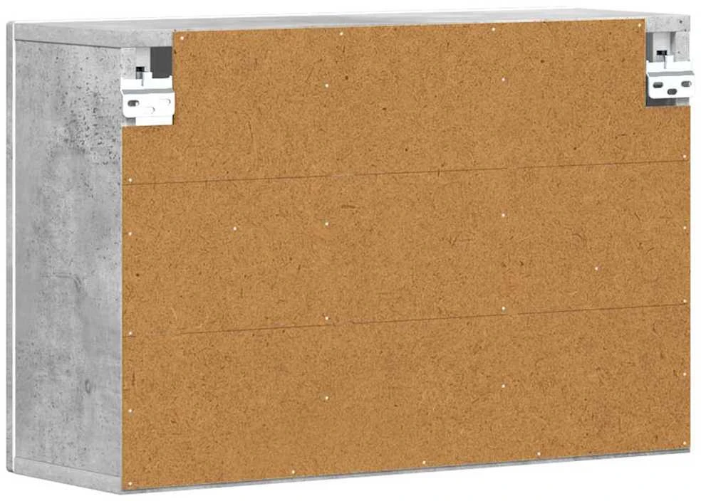 Pakabinama spintelė ELST Betono pilka 60 x 20 x 40 cm