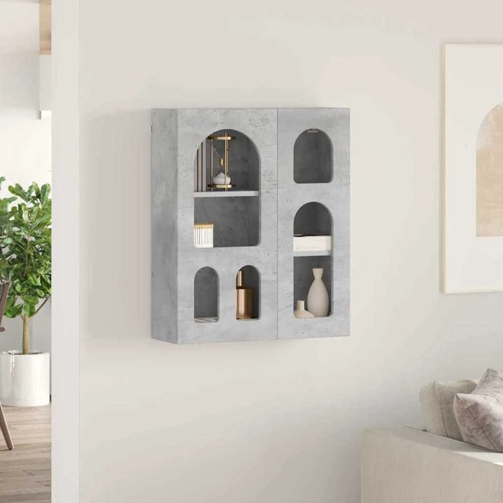 Pakabinama spintelė ELST Betono pilka 59 x 20 x 71,5 cm