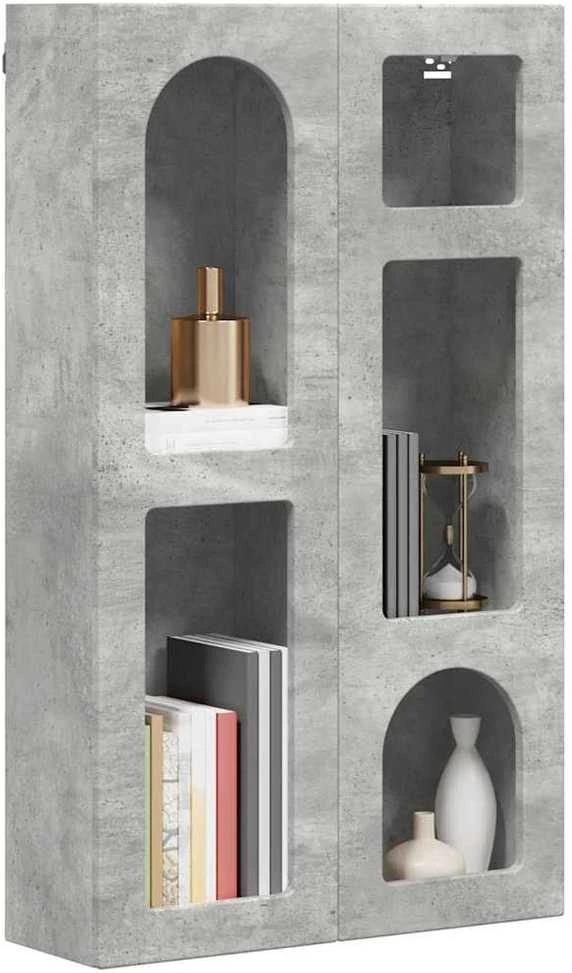 Pakabinama spintelė ELST Betono pilka 59 x 20 x 100 cm