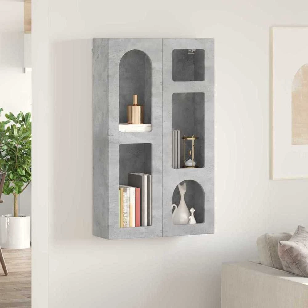 Pakabinama spintelė ELST Betono pilka 59 x 20 x 100 cm