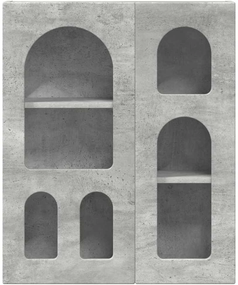 Pakabinama spintelė ELST Betono pilka 59 x 20 x 71,5 cm