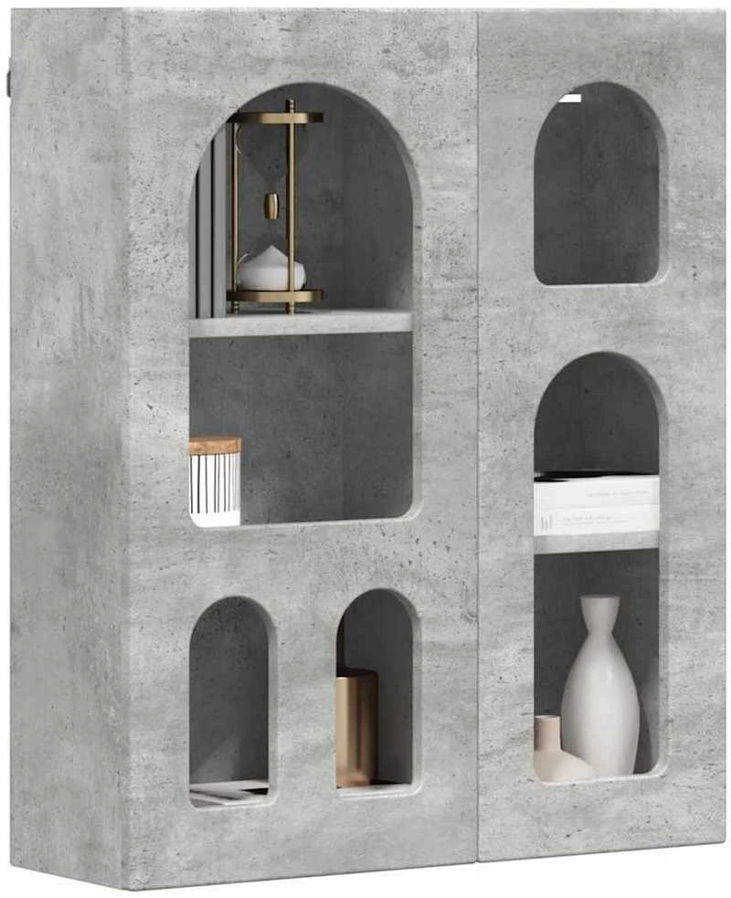 Pakabinama spintelė ELST Betono pilka 59 x 20 x 71,5 cm