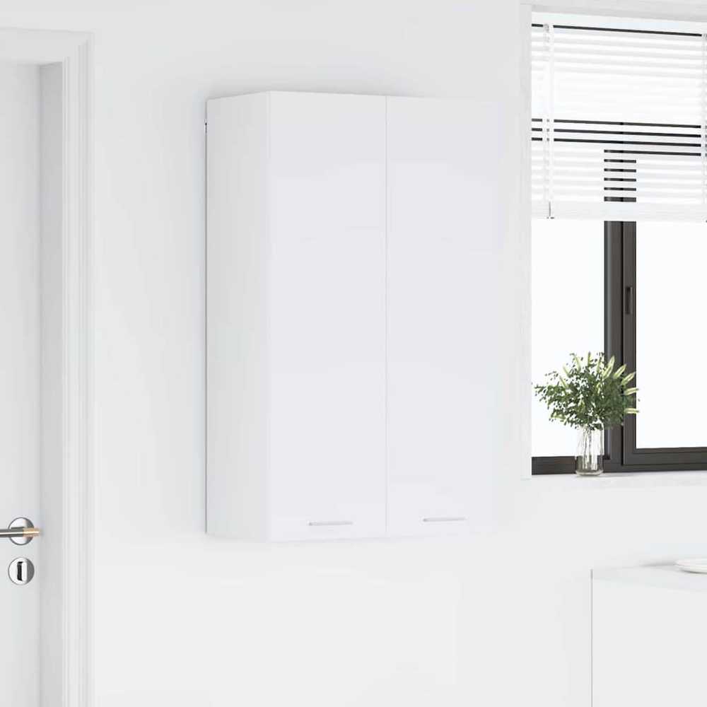Pakabinama spintelė Balta 60 x 31 x 100 cm Apdirbta mediena
