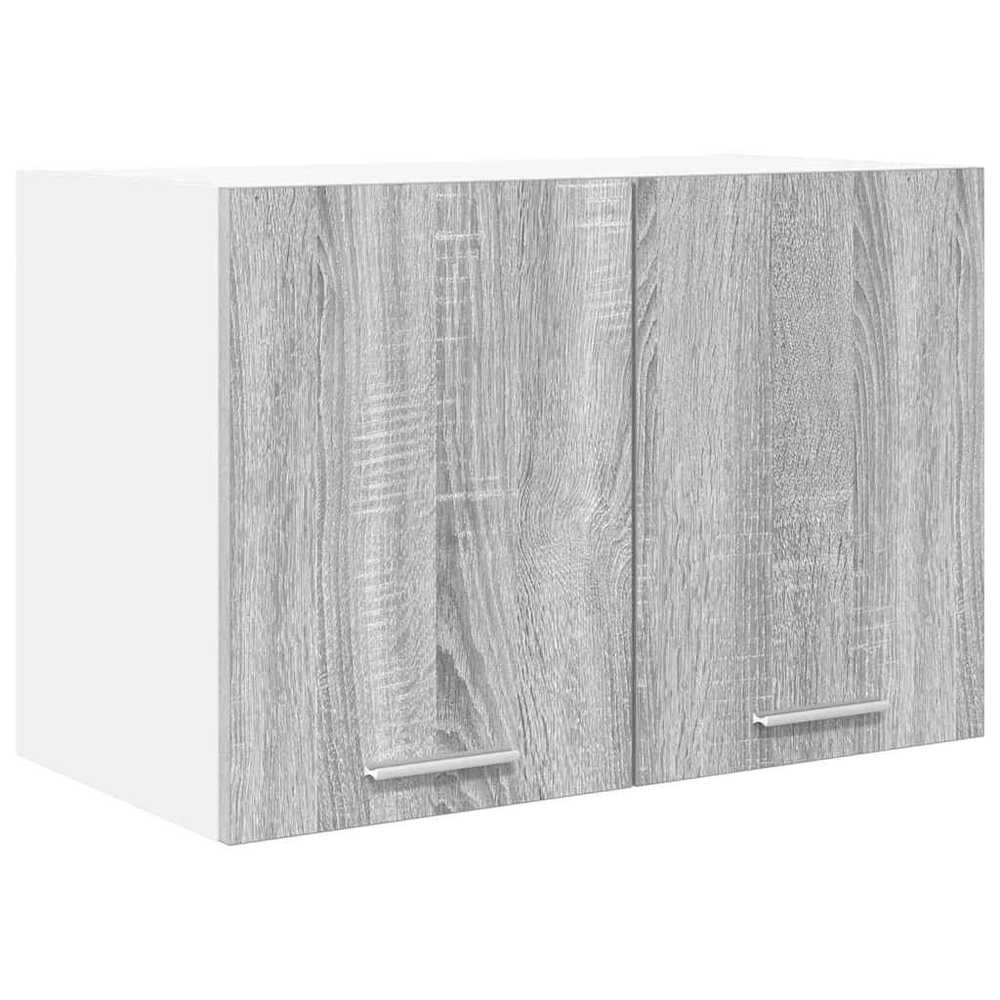 Pakabinama spintelė Pilkas Sonoma ir baltas 60 x 31 x 40 cm